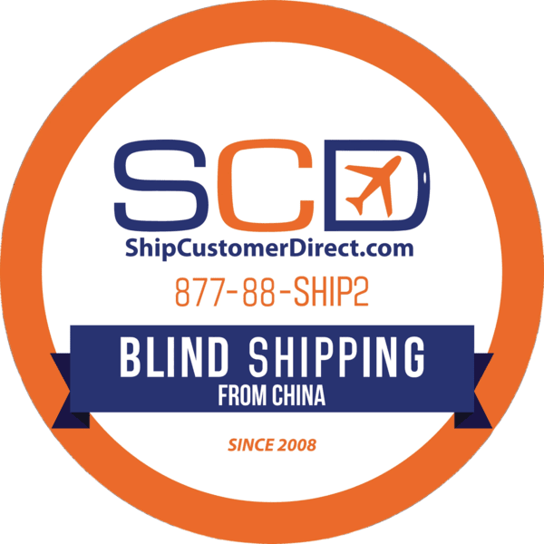 ShipCustomerDirect logo – blind shipping, no warehouse, no reship, from China